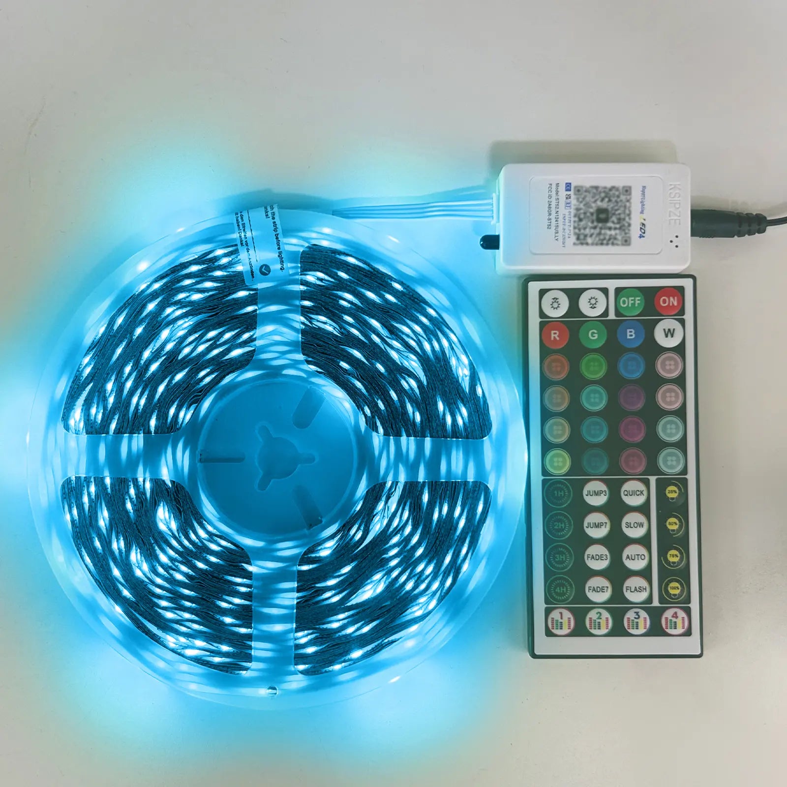 200FT Led Strip Lights RGB Music Sync for Bedroom ,More 100Ft 50Ft Bluetooth Christmas Lights with Smart App and Remote Control Indoor Lighting, for Room Decorating Party Decor