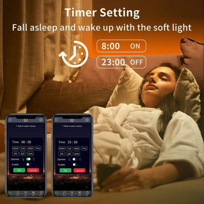 200FT Led Strip Lights RGB Music Sync for Bedroom ,More 100Ft 50Ft Bluetooth Christmas Lights with Smart App and Remote Control Indoor Lighting, for Room Decorating Party Decor
